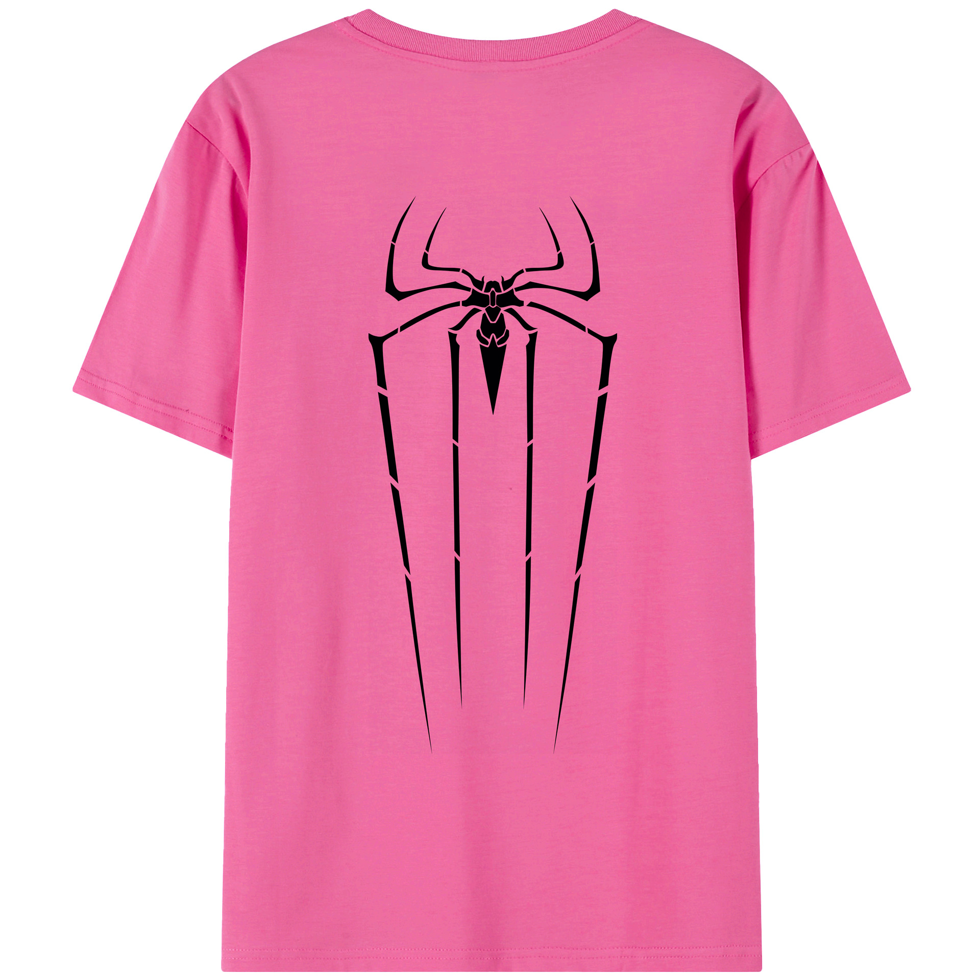 Spider Man スパイダーマン レディース半袖Tシャツ(バックプリント)